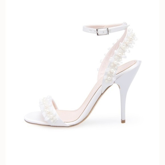Oscar de la Renta Bridal Zemma made to order Wedding Sandal Slingback Heels - Picture 10 of 10